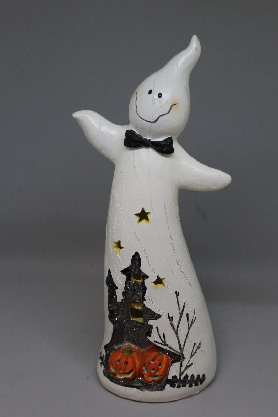 LED Light Up White Halloween Ghost - Used