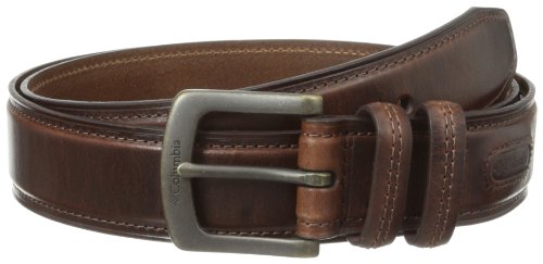 Columbia Men's 40mm Oil Tan Leather Edge Belt - Brown - Size: 38 - New