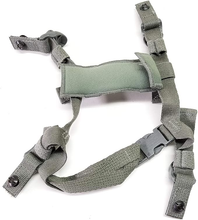 Load image into Gallery viewer, US Army 4 Point Chin Strap with Screws - Foliage Green - 8470-01-530-0868 - New