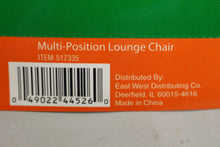 Load image into Gallery viewer, Vintage Folding Vinyl Jelly Tube Chaise Lounge Beach Chair - Multi-Position -New