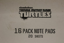Load image into Gallery viewer, Vintage Teenage Mutant Ninja Turtles Mini Note Pads - Set of 16 - New