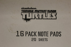 Vintage Teenage Mutant Ninja Turtles Mini Note Pads - Set of 16 - New