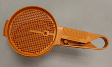 Load image into Gallery viewer, Tupperware "Sift-It" Handheld Flour Sifter - Orange - 1493-16 - Used