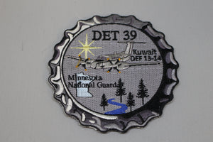 Minnesota National Guard DET 39 Kuwait OEF Hook and Loop Patch -Used