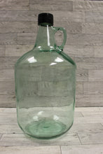 Load image into Gallery viewer, Vintage Green Glass Jug with Finger Loop - 12-3/4&quot; Tall - 4 Liters - Used