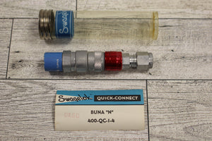 Swagelok Quick-Connect Buna "N" Tube Fitting - 400-QC-I-4 - New