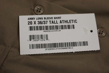 Load image into Gallery viewer, US Army Men&#39;s Long Sleeve Tab Dress Shirt - Size: 20-36/37 T-A - New