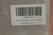 Load image into Gallery viewer, Wuwedo for iPhone 16 Plus Clear Card Case - New