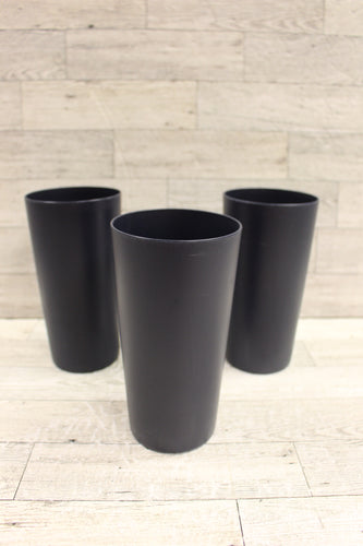 Set of 3 Mainstays 26 oz. Plastic Tumbler - Dark Blue - New
