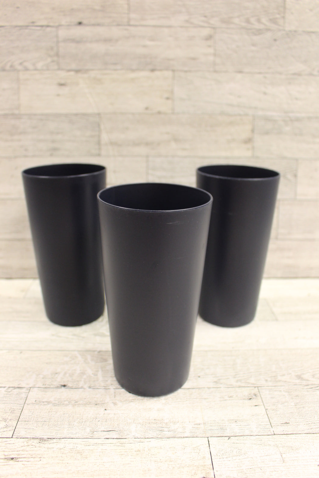 Set of 3 Mainstays 26 oz. Plastic Tumbler - Dark Blue - New