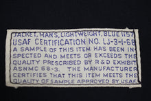 Load image into Gallery viewer, US DSCP AF Air Force Men's Blue Lightweight Jacket - No Logo - Size: 44R - Used