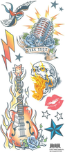 Load image into Gallery viewer, Sold Out Souls Rock Star Temporary Tattoo Kit - New