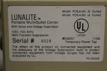 Load image into Gallery viewer, Lunalite Portable Multi-Outlet Center with Noise &amp; Voltage Suppressor - Used