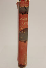 Load image into Gallery viewer, 1950 Make Haste To Live by The Gordons - A Crime Club Selection - First Edition
