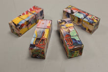 Load image into Gallery viewer, Vintage Puzzle Cubes with Case - Fairy Tale Themed -Used