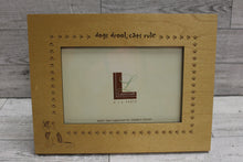 Load image into Gallery viewer, Lasercraft Dogs Drool, Cats Rule 4&quot; x 6&quot; Picture Frame - New