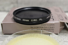 Load image into Gallery viewer, Camera Access Filter High Transmission Optical Glass Lens - 49mm - New