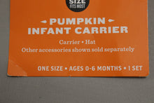 Load image into Gallery viewer, Hyde and Eek! Pumpkin Infant Carrier - Ages 0 - 6 months - New