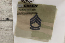 Load image into Gallery viewer, IRA Green OCP Army Chevron - Sew On - Sergeant First Class E-7 - Set of 2 - New