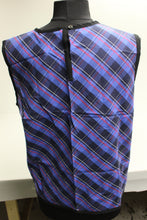 Load image into Gallery viewer, Public School New York Plaid Vest - Blue - Size: 8 - New