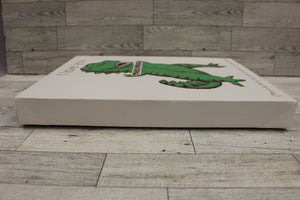 Dinosaur T-Rex “I Love You This Much” Canvas Wall Art -11" x 14" - Used