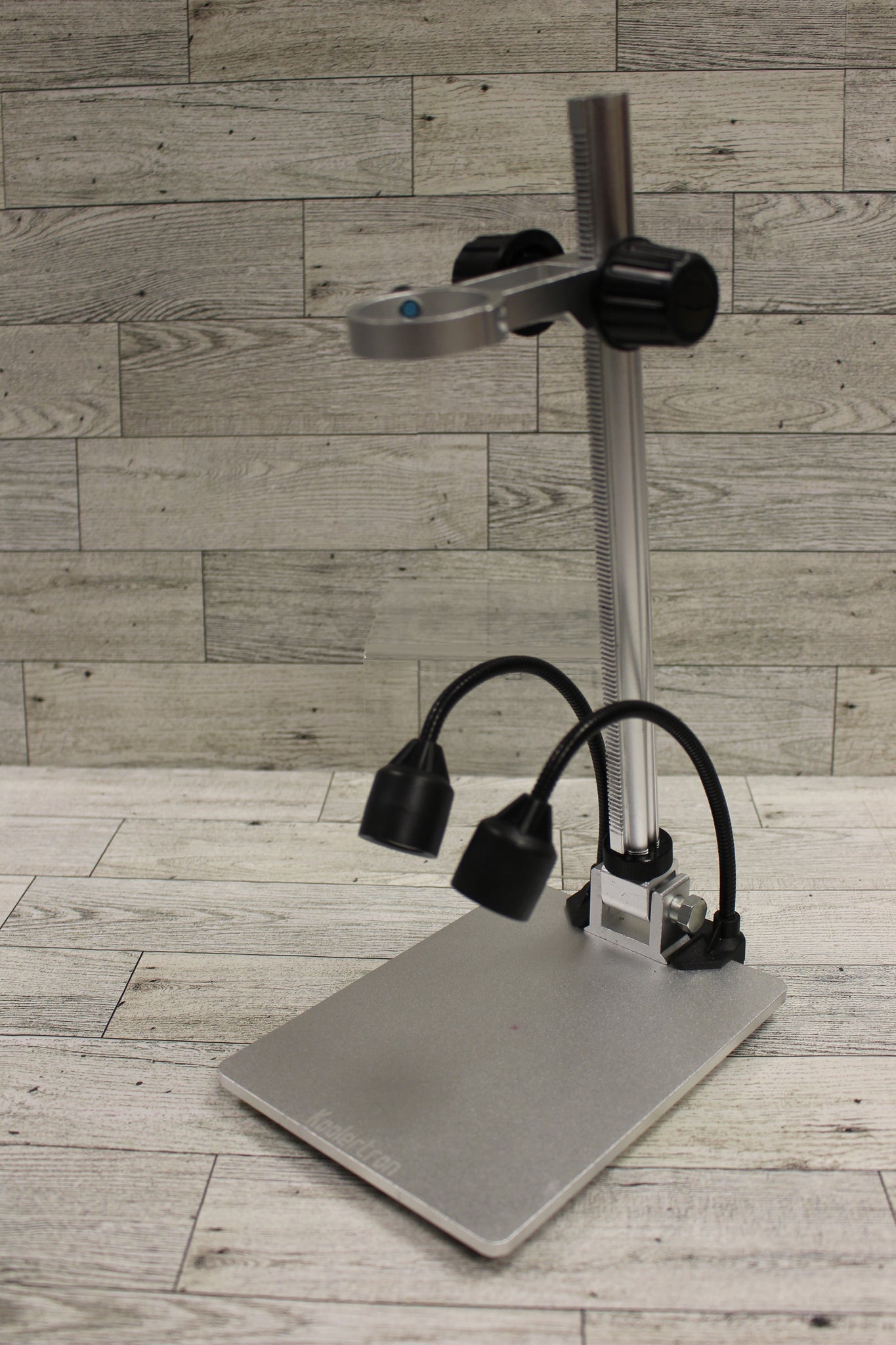 Koolertron 12inch Extended Aluminum Microscope Stand with 2 Fill Light ...