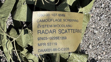 Load image into Gallery viewer, Woodland Camouflage Netting - Radar Scattering - 1080-00-107-8589 - Used
