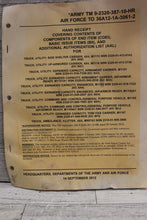 Load image into Gallery viewer, US Military Hand Receipt Covering End Item - 14 Sept 2012 - Used