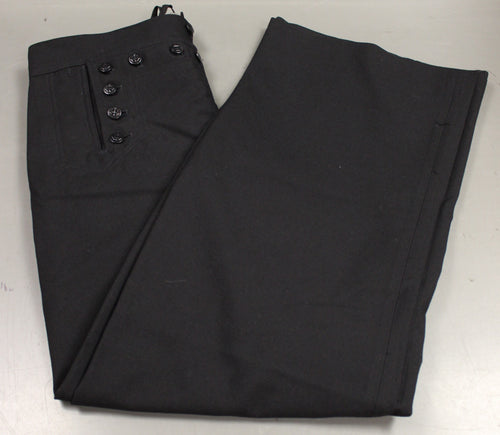 US Navy Crackerjack Women's Blue Enlisted Trousers - 10 Misses Petite - New