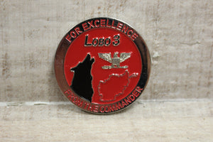 USAF 376th Expeditionary Operations Group Lobo 3 Challenge Coin -Used