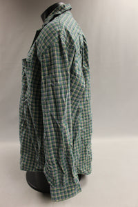 Eddie Bauer Men's Long Sleeve Plaid Shirt - Large - Used