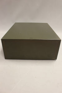 Vintage Steelmaster Metal 2 Drawer 3" x 5" Card File Box - Used