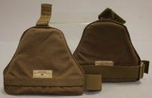 Load image into Gallery viewer, Pair of Eagle Industries Ballistic Deltoid Protectors with Soft Inserts - Coyote