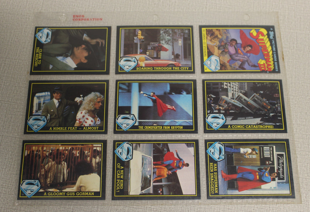 Topps 1983 Superman III Trading Cards - You Pick Sleeve