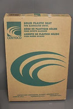 Load image into Gallery viewer, Centoco Solid Plastic Toilet Seat for Elongated Bowl - White - 1600 - New