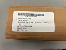Load image into Gallery viewer, US Army USGI Shelter Half Pup Tent with Pins &amp; Poles - 8340-01-026-6096 - New