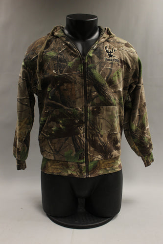 BuckedUp Clothing Zip Up Unisex Jacket Size Small -Used