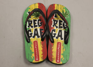 Banana Peel Men's I Weed Reggae Flip Flops - Size: 8/9 - New
