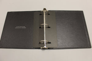 New York Loose Leaf Corp 3 Ring Binder - US Government - Black - Width: 2.5"