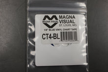 Load image into Gallery viewer, Magna Visual CT4-BL Blue Vinyl Chart Tape - 1/8&quot; x 27&#39; - New