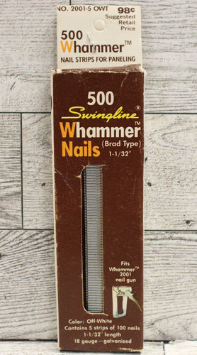 Sears Swingline Whammer 2001-5 Nail Strips - Choose Color - New