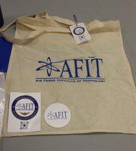 Load image into Gallery viewer, Air Force Institute of Technology Merchandise Lot - Tote Bag, Flag, Tumbler, Etc