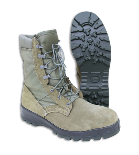 Thorogood Air Force Hot Weather Steel Toe Boot - Sage Green - 9.5R - New