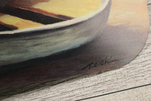 Load image into Gallery viewer, Reversible Lighthouse Beach Sailboat Scene Placemat - Used