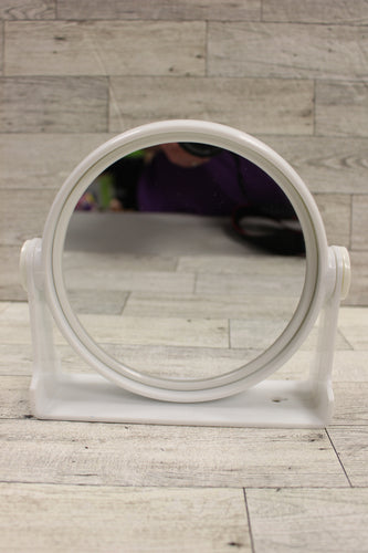 Vintage Double-Sided Magnifying Make Up Mirror - Used