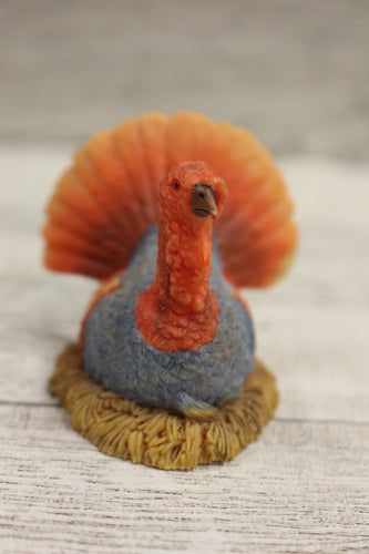 1995 Enesco Sweet Harvest Hearts Figurine - #159085 - Thanksgiving Turkey - Used