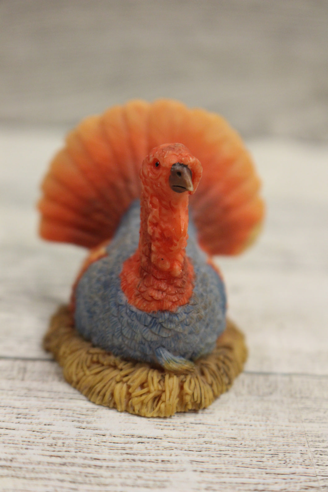 1995 Enesco Sweet Harvest Hearts Figurine - #159085 - Thanksgiving Turkey - Used