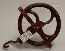 Load image into Gallery viewer, Durbin Durco 10" Cast Iron Pulley Well Wheel - 13405 - Red - New