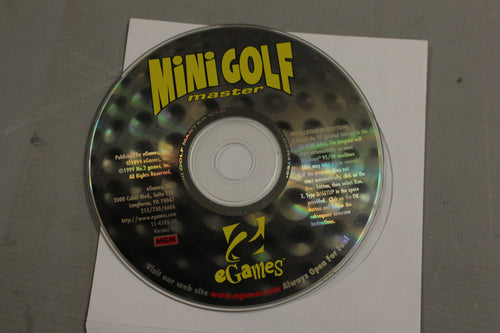Mini Golf Master CD-ROM Game/Software - 2000 - CD Only - Used