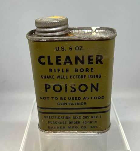 US Army WWII Rifle Bore Cleaner - 6 Oz - Sealed - Choose Grade B, C, D